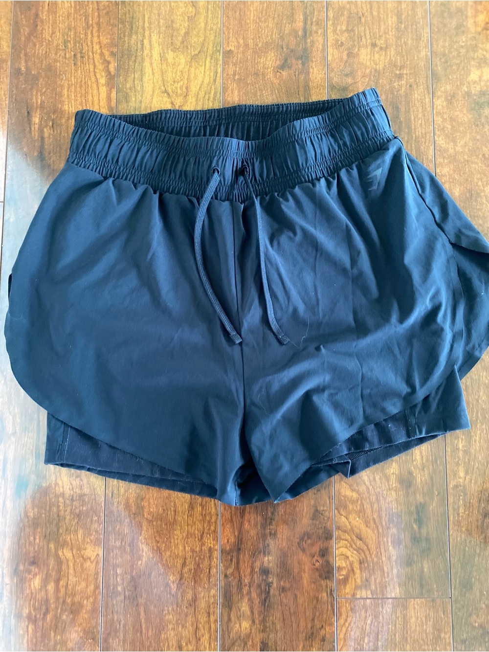 Gymshark Layered Athletic Shorts with Drawstring Waist